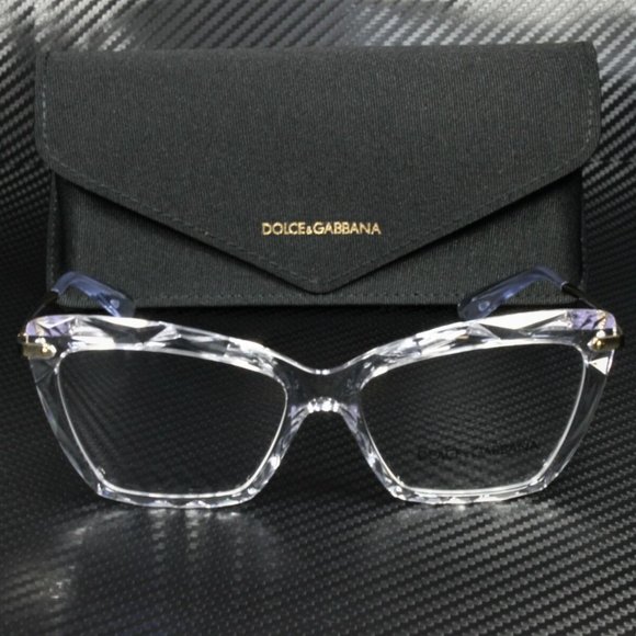 Dolce & Gabbana Crystal Stunning 53mm Eyeglasses - Picture 2 of 5